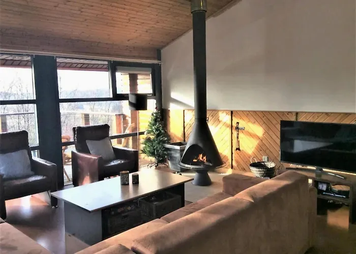 In Odeigne With Private Pool & Sauna Holiday home *